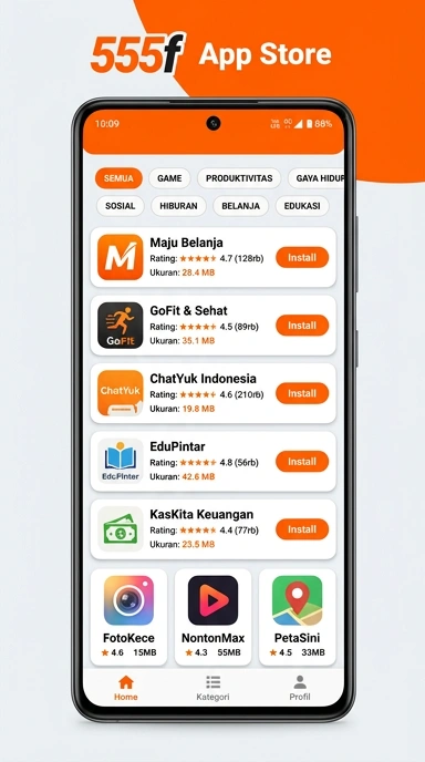 Aplikasi Populer & Kanal Uji 555f — Temukan Solusi Digitalmu