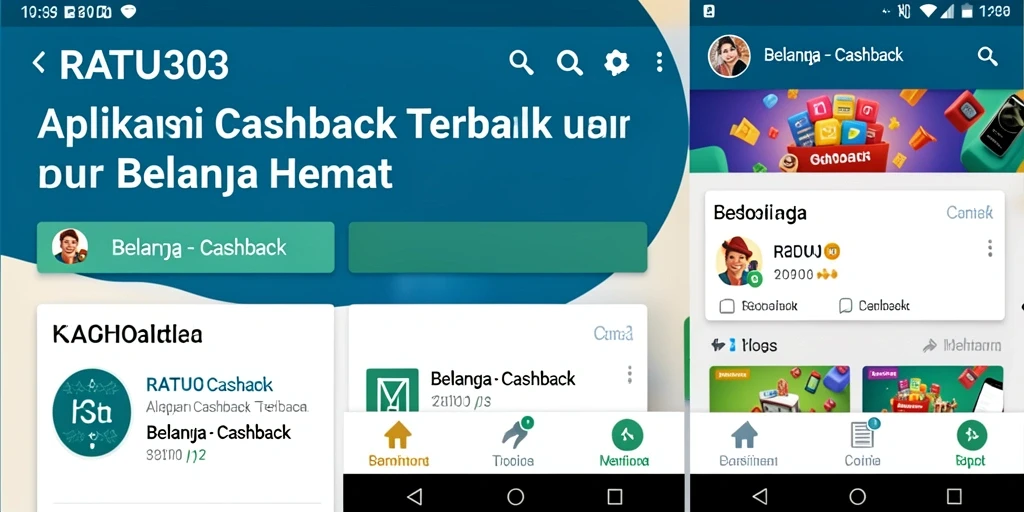 Tampilan antarmuka RATU303 yang modern dan fungsi Cashback yang mudah digunakan.